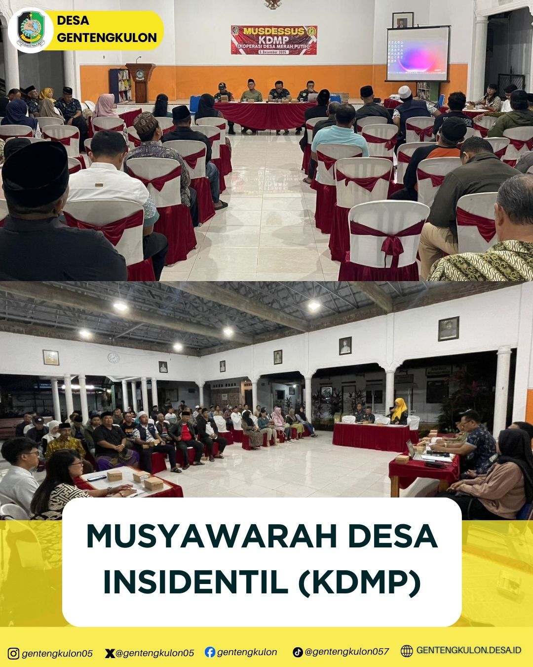 Gambar Berita MUSYAWARAH DESA KDMP (KOPERASI DESA MERAH PUTIH)