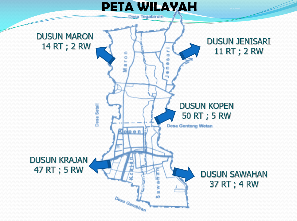 Gambar Informasi Pemerintahan Desa PETA WILAYAH